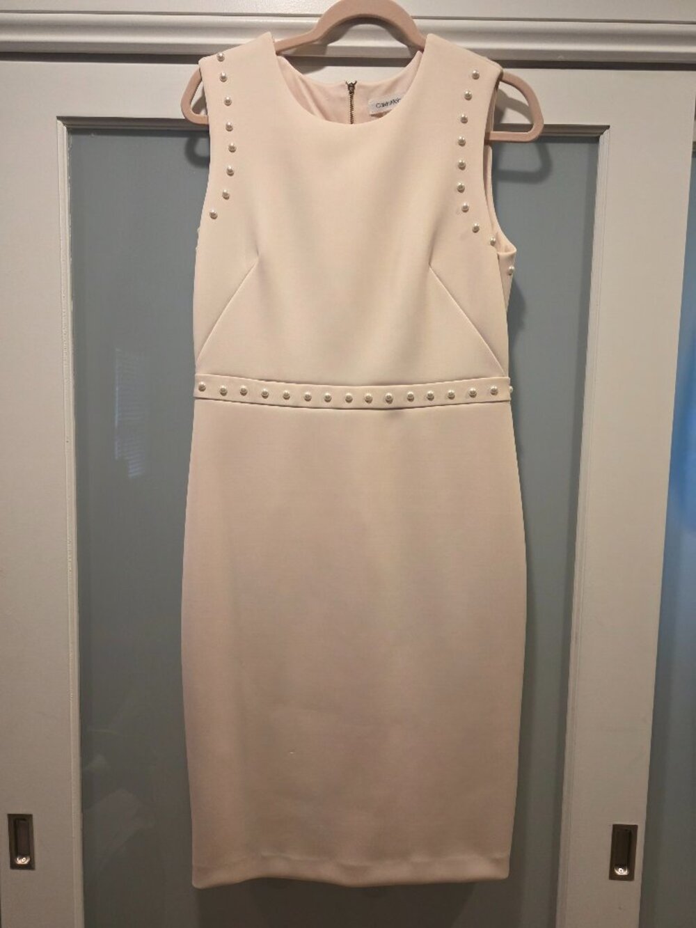 Calvin Klein scuba sheath dress